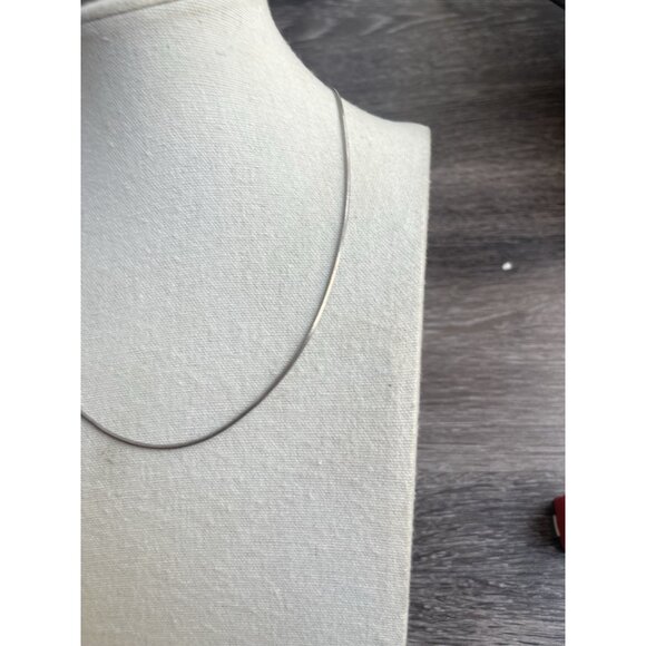 Vintage Milor Italy 925 Sterling Silver Snake Serpentine Chain 18” Necklace - Picture 4 of 12